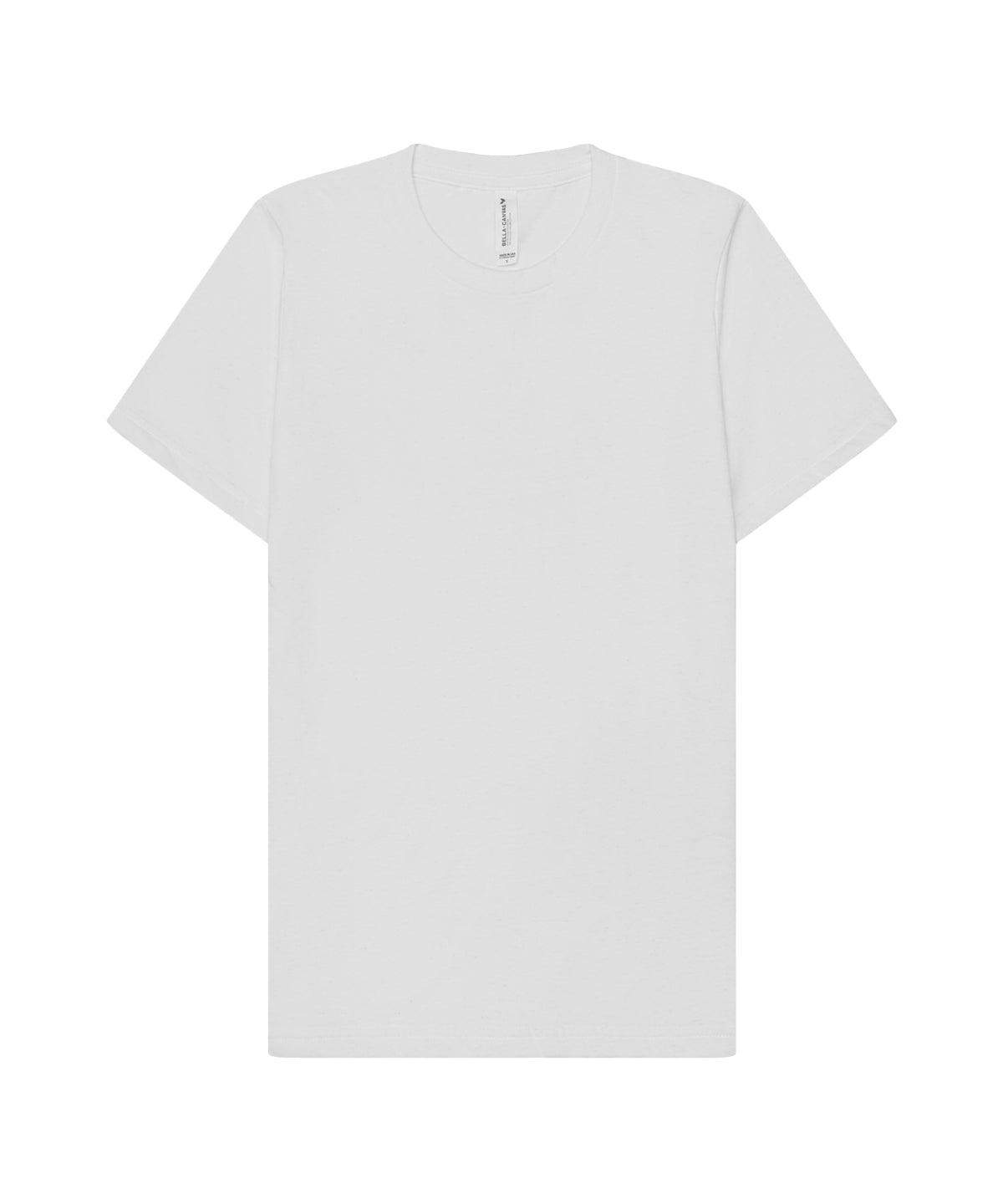 Tryck din logga på T-shirts från Bella Canvas - Anpassa Unisex EcoMax Short Sleeve T-Shirt i färgen Vit för företag, föreningar och privatpersoner