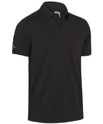 Tryck din logga på Piké från Callaway - Anpassa Callaway Tournament Polo i färgen Svart för företag, föreningar och privatpersoner