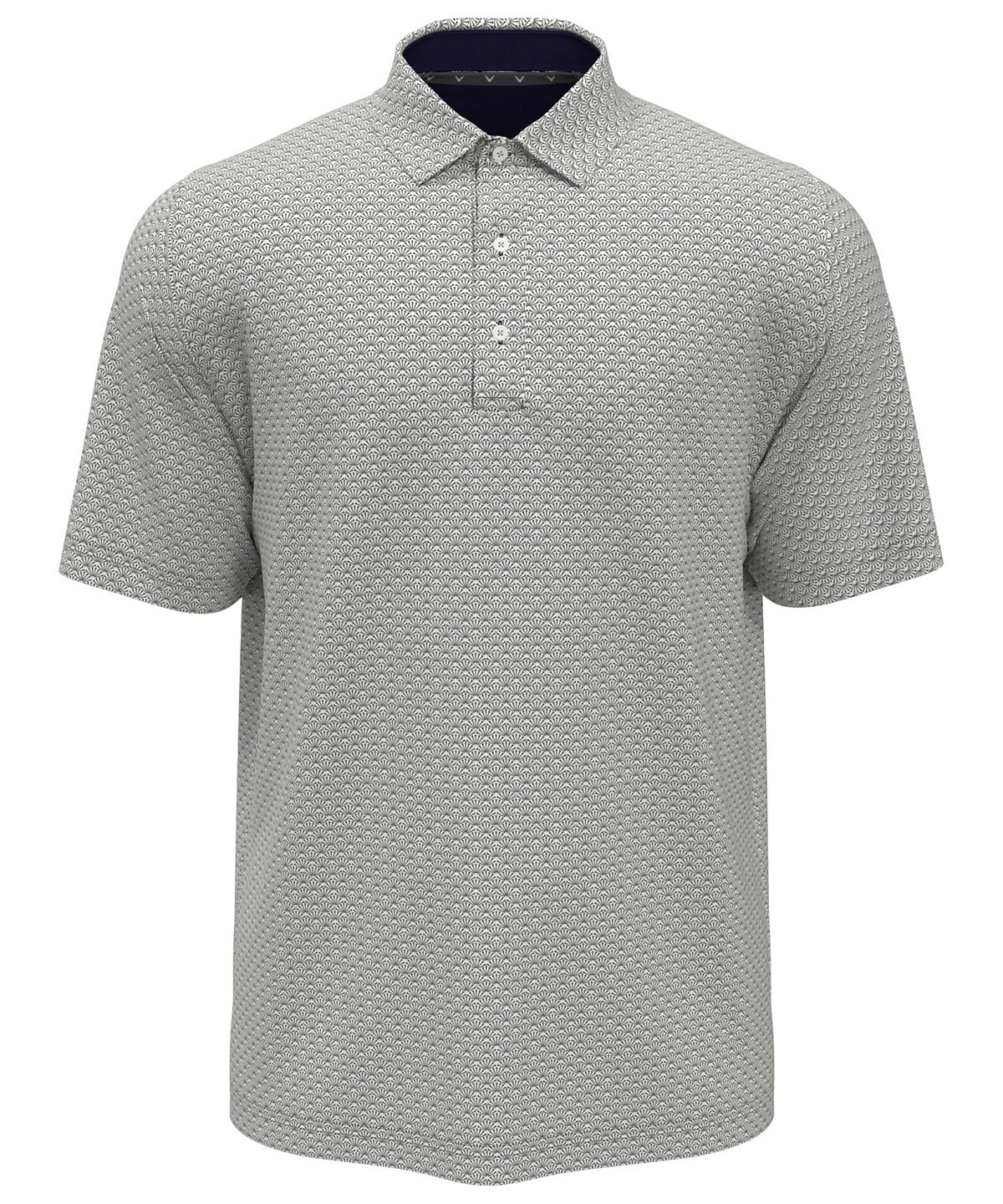 Tryck din logga på Piké från Callaway - Anpassa Callaway All-Over Pattern Polo i färgen Marinblå för företag, föreningar och privatpersoner