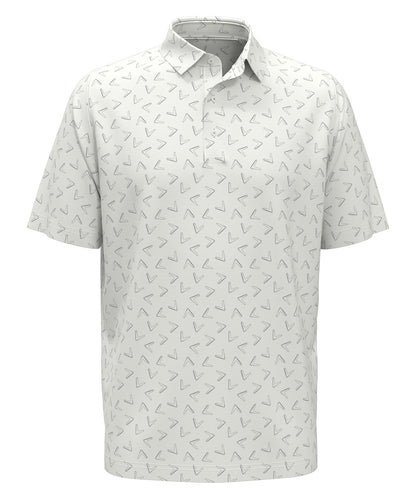 Tryck din logga på Piké från Callaway - Anpassa Callaway Chev Print Polo i färgen för företag, föreningar och privatpersoner