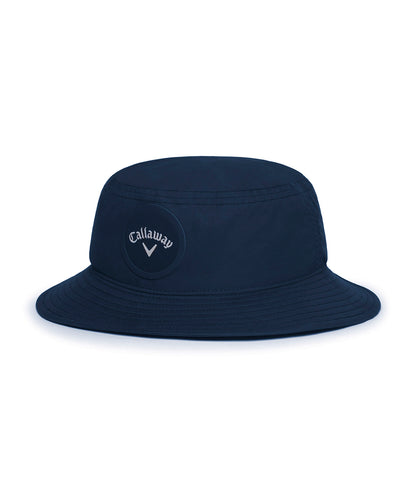 Tryck din logga på Hattar från Callaway - Anpassa Aqua Dry bucket hatt i färgen Marinblå One Size för företag, föreningar och privatpersoner