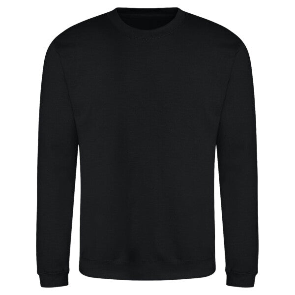 Tryck din logga på Sweatshirts design från AWDis Just Hoods - Anpassa AWDis Sweatshirt JH030 – Klassisk och Bekväm Tröja i Många Färger i färgen Anthracite för företag, föreningar och privatpersoner