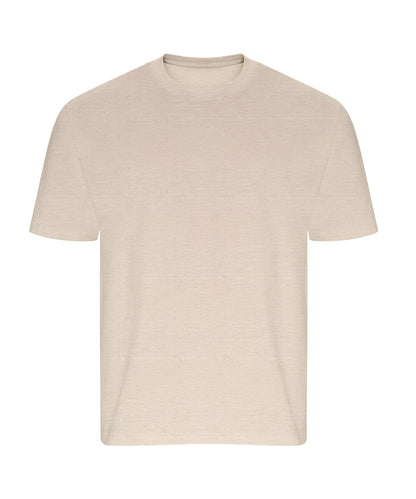 Tryck din logga på T-shirts från AWDis Ecologie - Anpassa Arrow Recycled Heavy Oversized T-Shirt i färgen Naturligt för företag, föreningar och privatpersoner