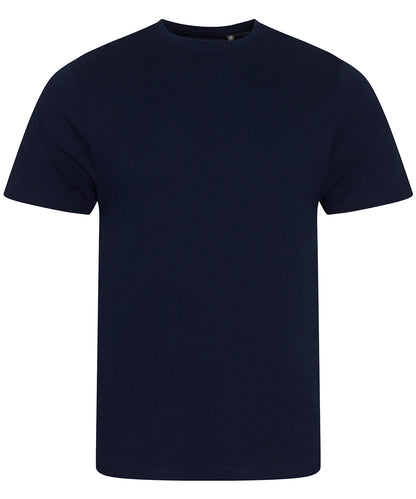 Tryck din logga på T-shirts från AWDis Ecologie - Anpassa Cascade Organic Kids T-Shirt i färgen Marinblå för företag, föreningar och privatpersoner