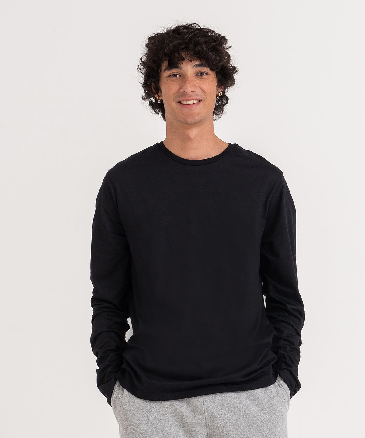 Tryck din logga på T-shirts från AWDis Ecologie - Anpassa Erawan Organic Long Sleeve T-Shirt i färgen för företag, föreningar och privatpersoner
