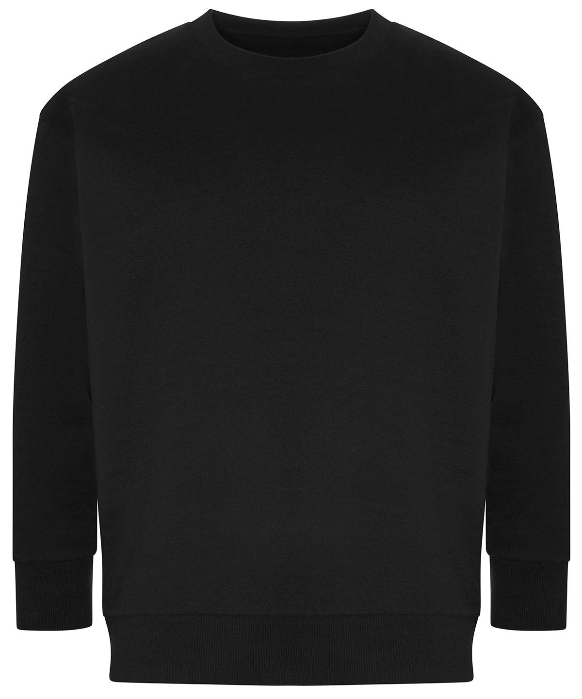 Tryck din logga på Sweatshirts från AWDis Ecologie - Anpassa AWDis Ecologie - Crater Återvunnen Sweatshirt i färgen Svart för företag, föreningar och privatpersoner