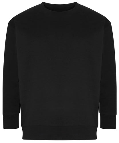 Tryck din logga på Sweatshirts från AWDis Ecologie - Anpassa AWDis Ecologie - Crater Återvunnen Sweatshirt i färgen Svart för företag, föreningar och privatpersoner