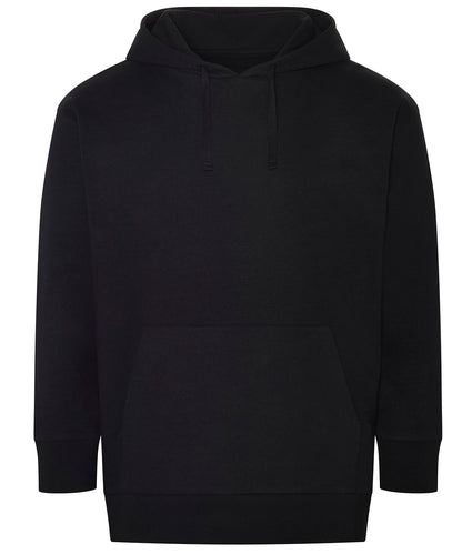 Tryck din logga på Hoodies från AWDis Ecologie - Anpassa AWDis Ecologie - Crater Luvtröja med Återvunnet Material i färgen Svart för företag, föreningar och privatpersoner