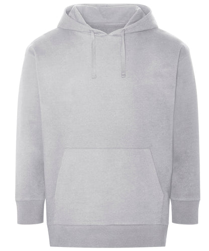 Tryck din logga på Hoodies från AWDis Ecologie - Anpassa AWDis Ecologie - Crater Luvtröja med Återvunnet Material i färgen Ljunggrå för företag, föreningar och privatpersoner