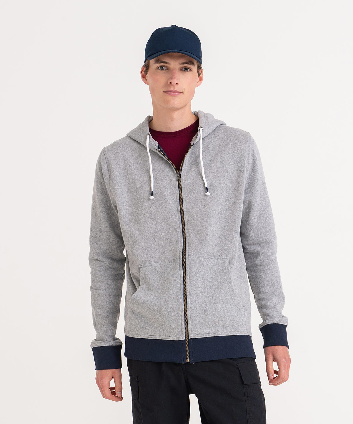Tryck din logga på Hoodies från AWDis Ecologie - Anpassa AWDis Ecologie - Okavango Regen Zoodie i färgen för företag, föreningar och privatpersoner