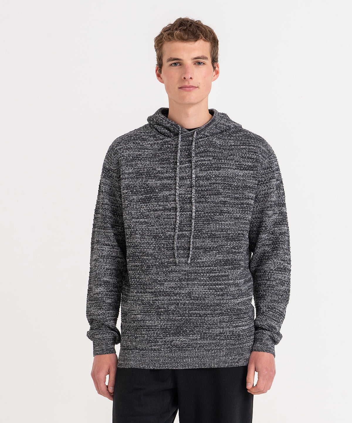 Tryck din logga på Hoodies från AWDis Ecologie - Anpassa AWDis Ecologie - Iguazu Regenererad Stickad Hoodie i färgen för företag, föreningar och privatpersoner