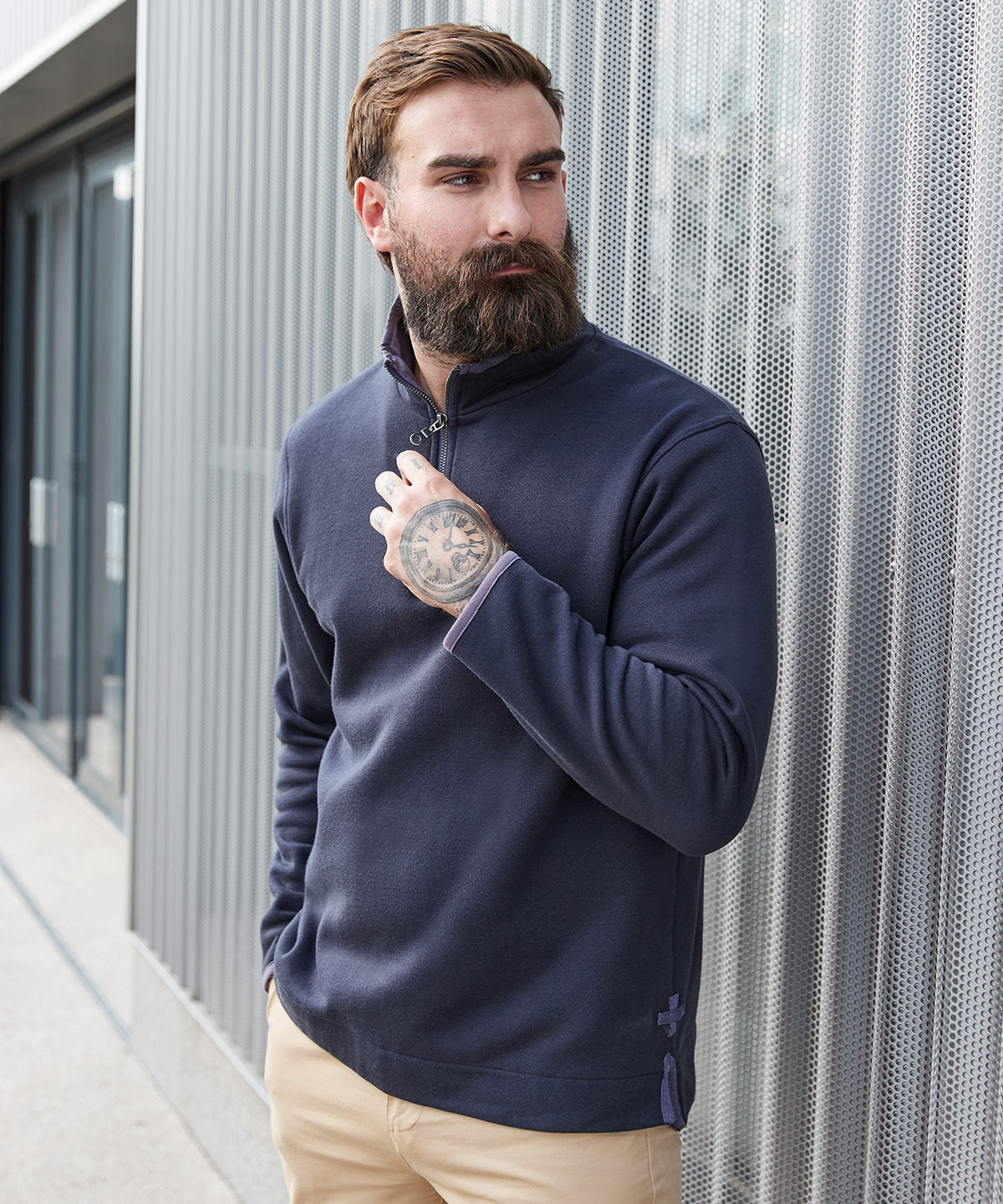 Tryck din logga på Sweatshirts från Front Row - Anpassa Front Row - Supermjuk Zip Hoodie i färgen för företag, föreningar och privatpersoner