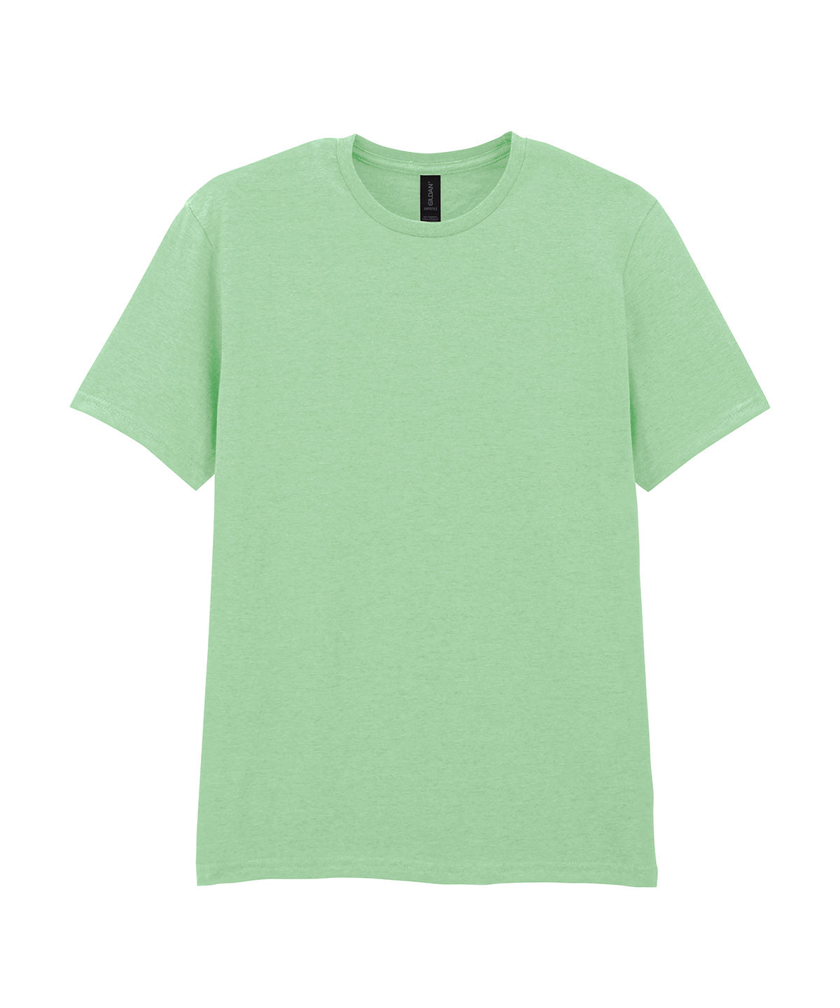 Tryck din logga på T-shirts från Gildan - Anpassa Softstyle Ringspun T-Shirt - Herr i färgen Mint för företag, föreningar och privatpersoner