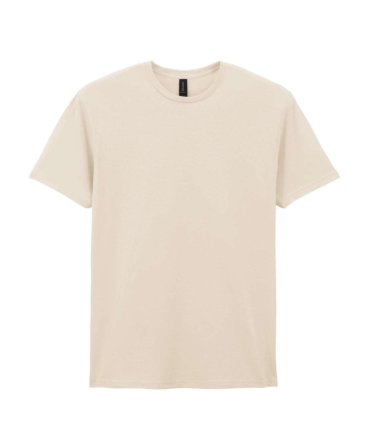 Tryck din logga på T-shirts från Gildan - Anpassa Softstyle Ringspun T-Shirt - Herr i färgen Naturligt för företag, föreningar och privatpersoner