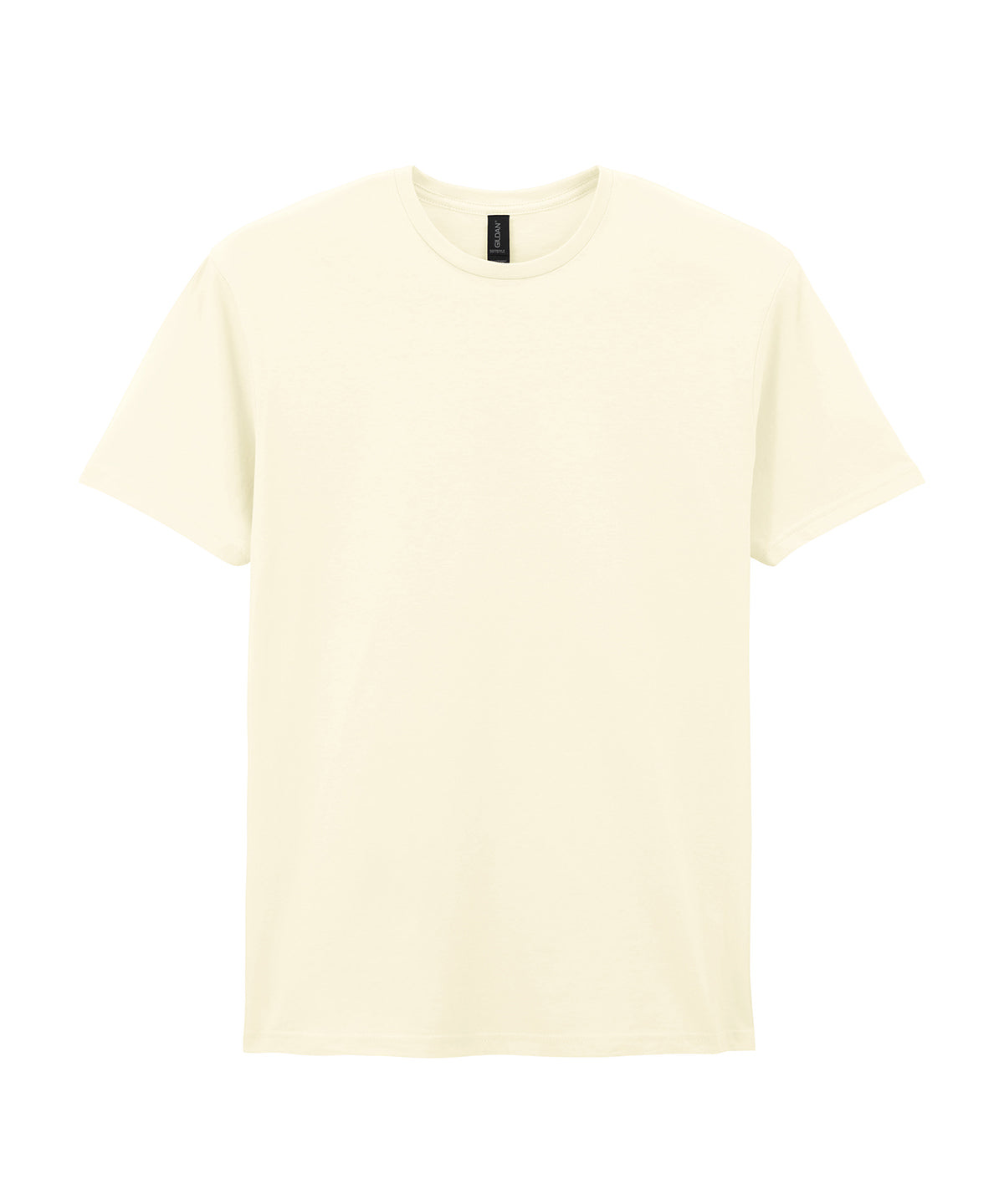 Tryck din logga på T-shirts från Gildan - Anpassa Softstyle Ringspun T-Shirt - Herr i färgen Off Vit för företag, föreningar och privatpersoner