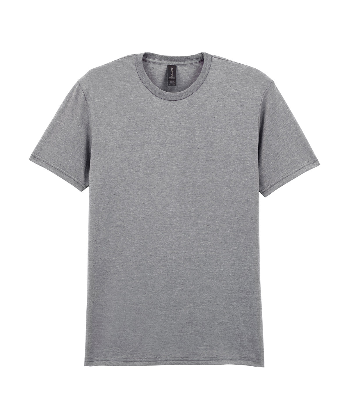 Tryck din logga på T-shirts från Gildan - Anpassa Softstyle Ringspun T-Shirt - Herr i färgen Ljunggrå för företag, föreningar och privatpersoner