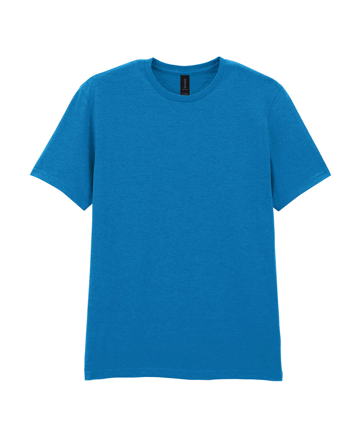 Tryck din logga på T-shirts från Gildan - Anpassa Softstyle Ringspun T-Shirt - Herr i färgen Safir för företag, föreningar och privatpersoner
