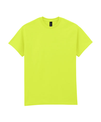 Tryck din logga på T-shirts från Gildan - Anpassa Ultra Cotton T-Shirt - Herr i färgen Neon grön för företag, föreningar och privatpersoner