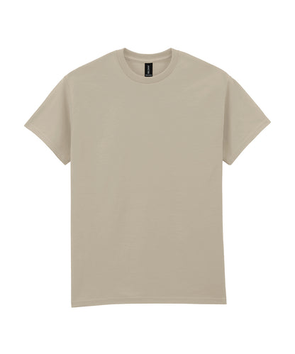 Tryck din logga på T-shirts från Gildan - Anpassa Ultra Cotton T-Shirt - Herr i färgen Naturligt för företag, föreningar och privatpersoner