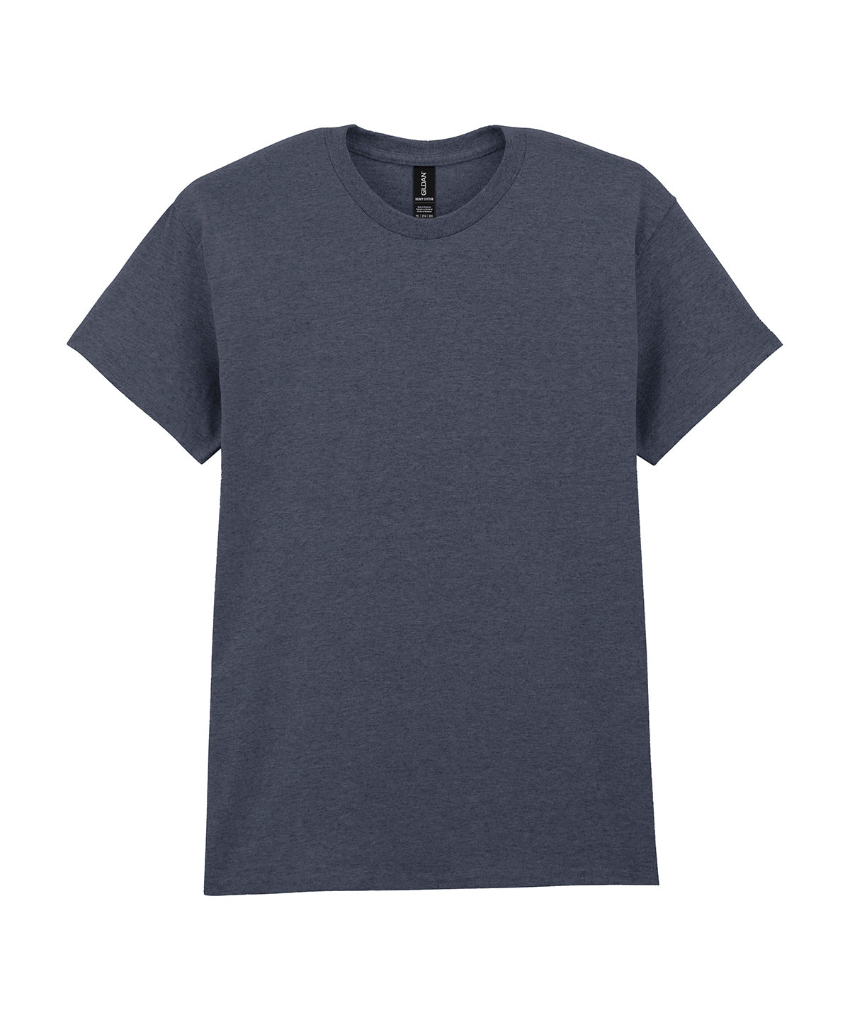 Tryck din logga på T-shirts från Gildan - Anpassa Heavy Cotton T-Shirt - Herr i färgen Mörkgrå för företag, föreningar och privatpersoner