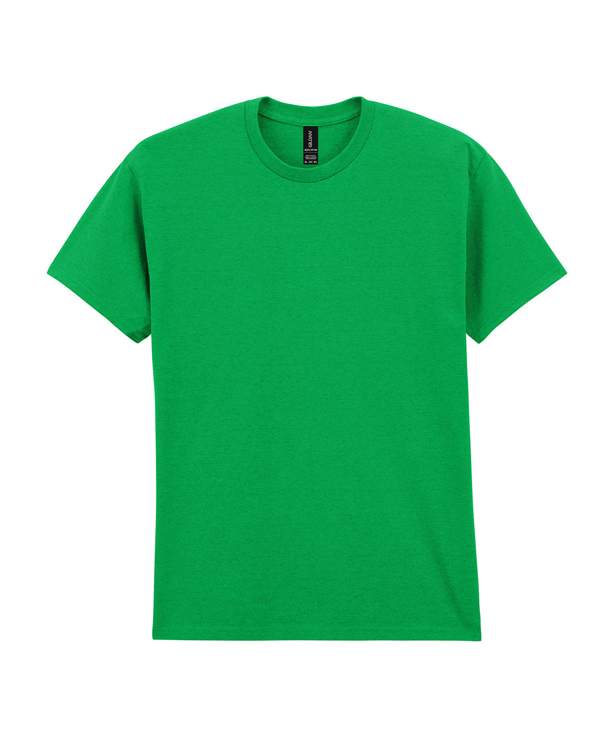 Tryck din logga på T-shirts från Gildan - Anpassa Heavy Cotton T-Shirt - Herr i färgen Mellan grön för företag, föreningar och privatpersoner