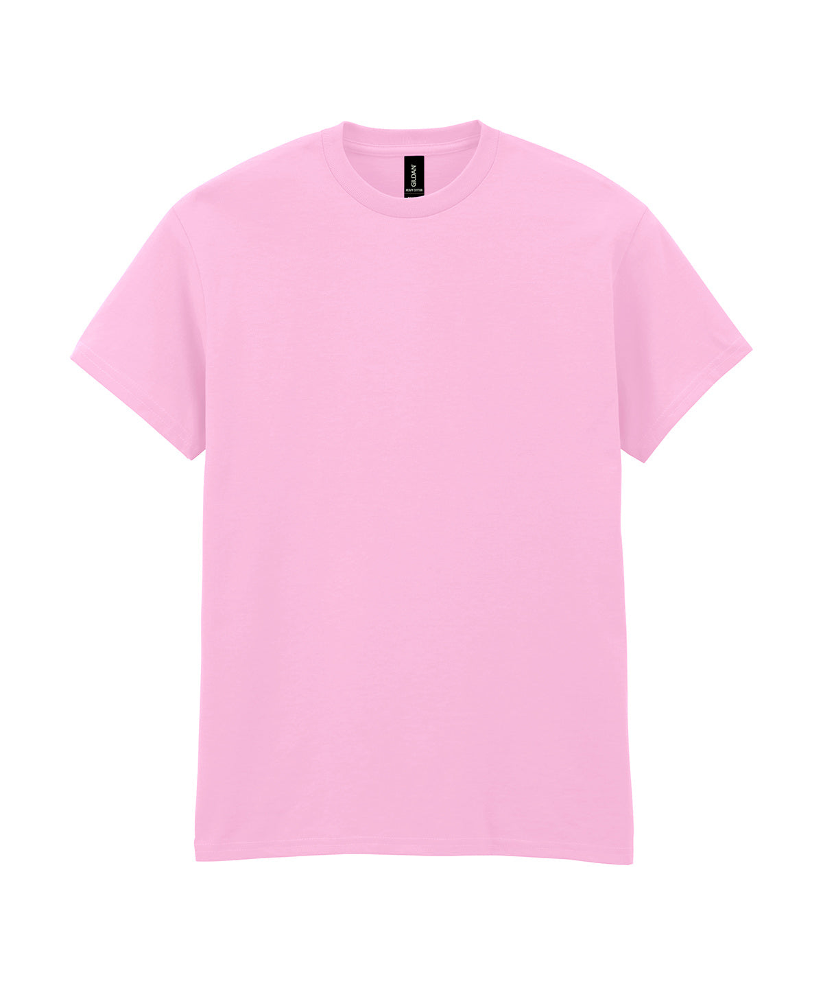 Tryck din logga på T-shirts från Gildan - Anpassa Heavy Cotton T-Shirt - Herr i färgen Ljusrosa för företag, föreningar och privatpersoner