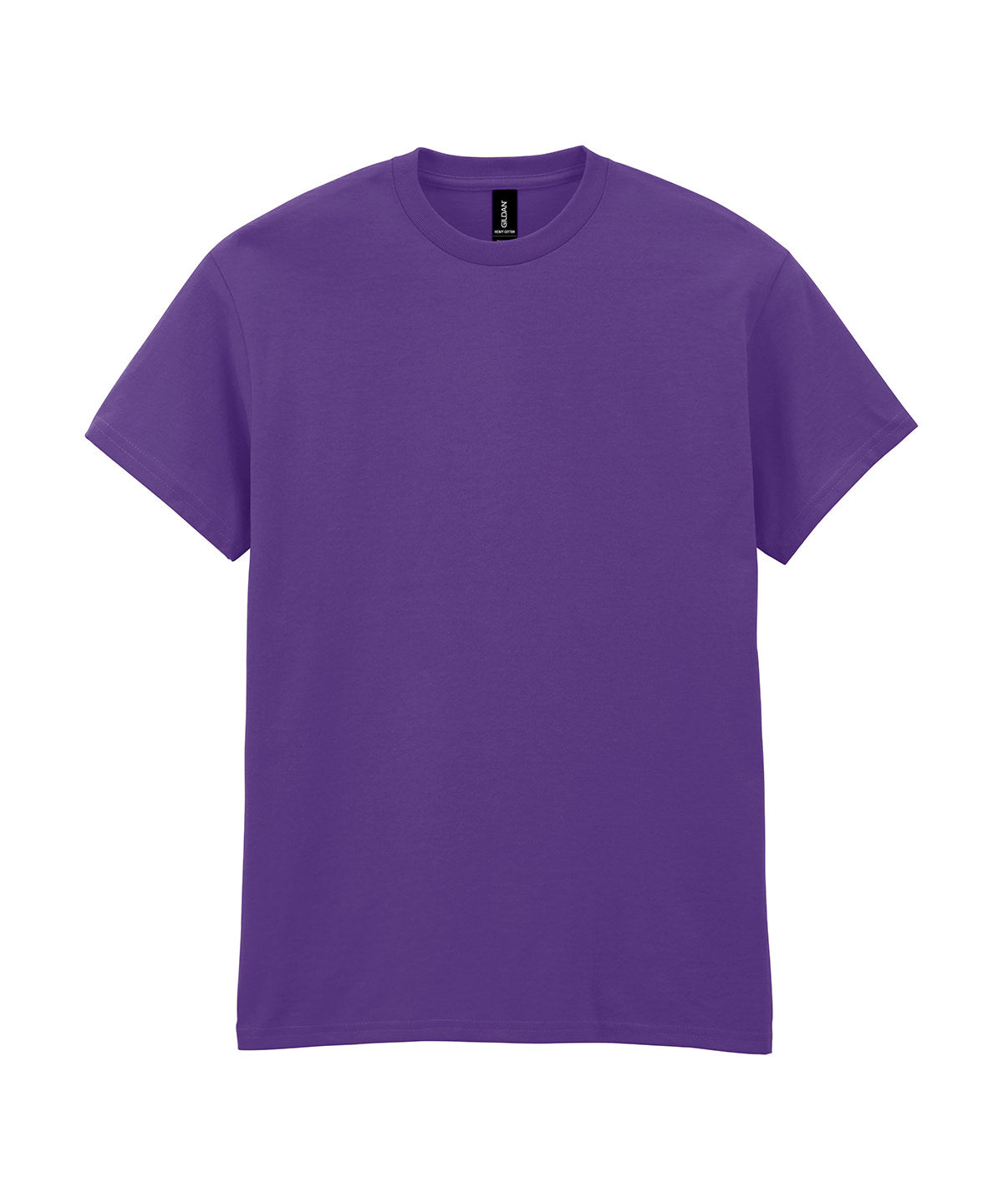 Tryck din logga på T-shirts från Gildan - Anpassa Heavy Cotton T-Shirt - Herr i färgen Mörk lila för företag, föreningar och privatpersoner