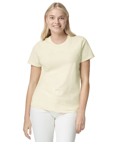 Tryck din logga på T-shirts från Gildan - Anpassa Heavy Cotton T-Shirt - Dam i färgen för företag, föreningar och privatpersoner