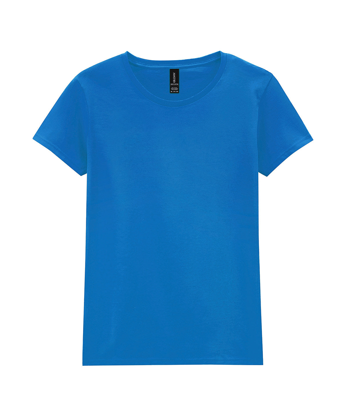Tryck din logga på T-shirts från Gildan - Anpassa Heavy Cotton T-Shirt - Dam i färgen Royal för företag, föreningar och privatpersoner