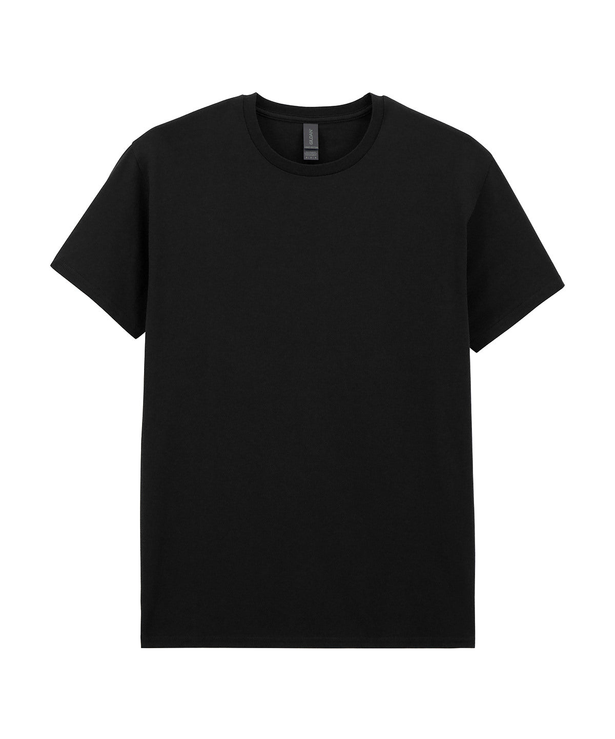 Tryck din logga på T-shirts från Gildan - Anpassa Gildan - T-shirt Unisex i färgen Svart för företag, föreningar och privatpersoner