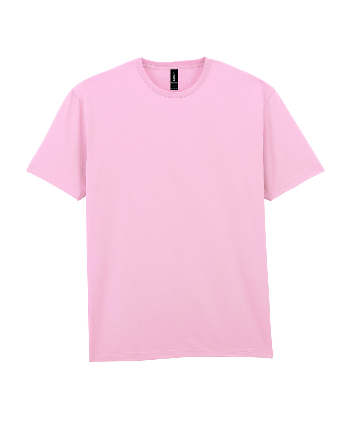 Tryck din logga på T-shirts från Gildan - Anpassa Gildan - T-shirt Unisex i färgen Ljusrosa Dam för företag, föreningar och privatpersoner