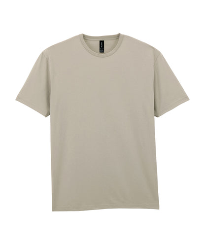 Tryck din logga på T-shirts från Gildan - Anpassa Gildan - T-shirt Unisex i färgen Naturligt Dam för företag, föreningar och privatpersoner