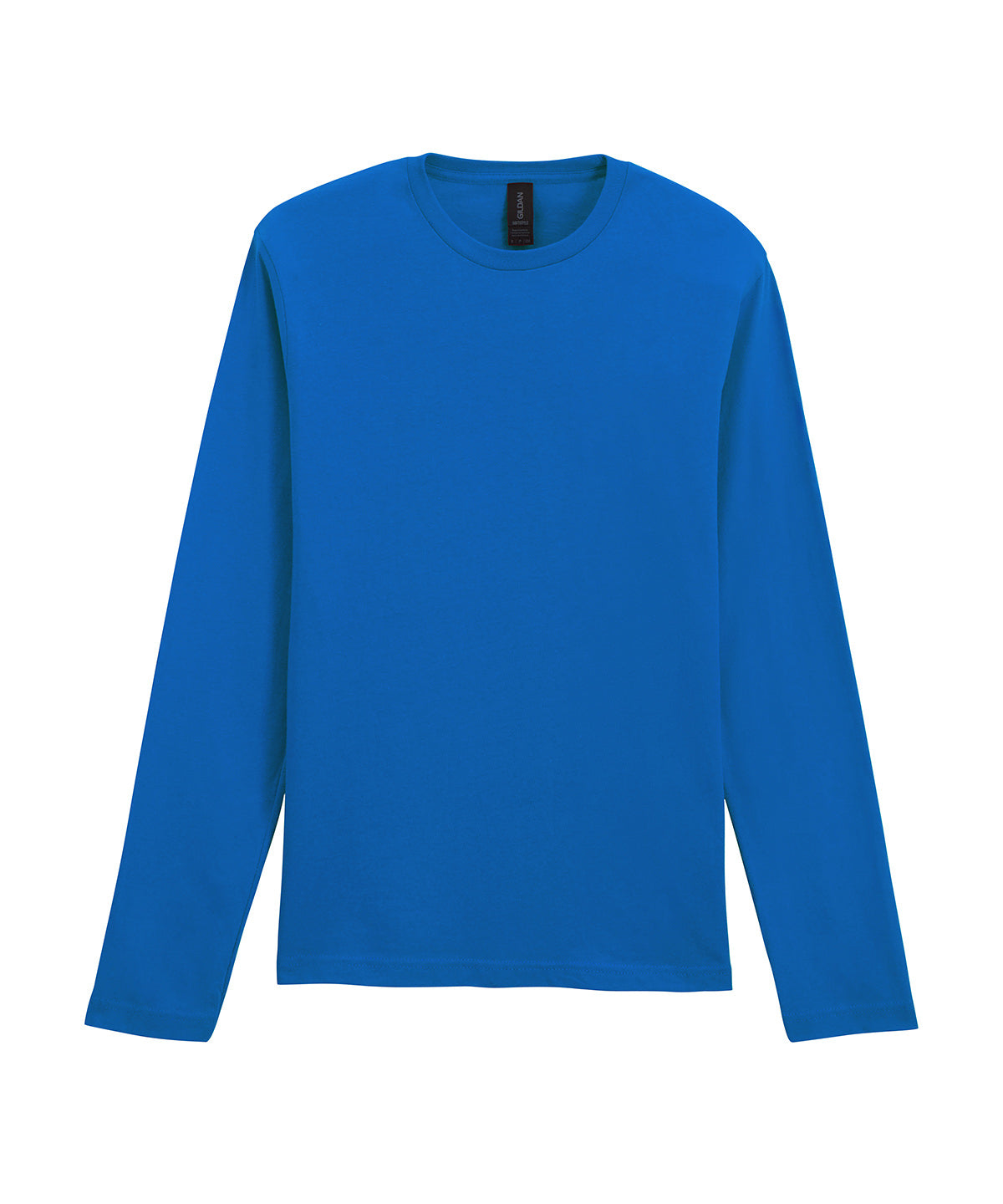 Tryck din logga på T-shirts från Gildan - Anpassa Softstyle Long Sleeve T-Shirt - Unisex i färgen Royal för företag, föreningar och privatpersoner