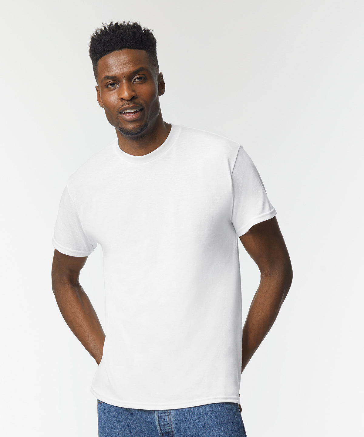 Tryck din logga på T-shirts från Gildan - Anpassa DryBlend T-Shirt - Herr i färgen för företag, föreningar och privatpersoner