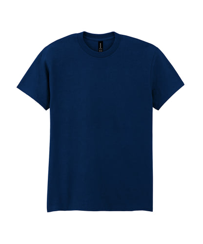 Tryck din logga på T-shirts från Gildan - Anpassa DryBlend T-Shirt - Herr i färgen Marinblå för företag, föreningar och privatpersoner