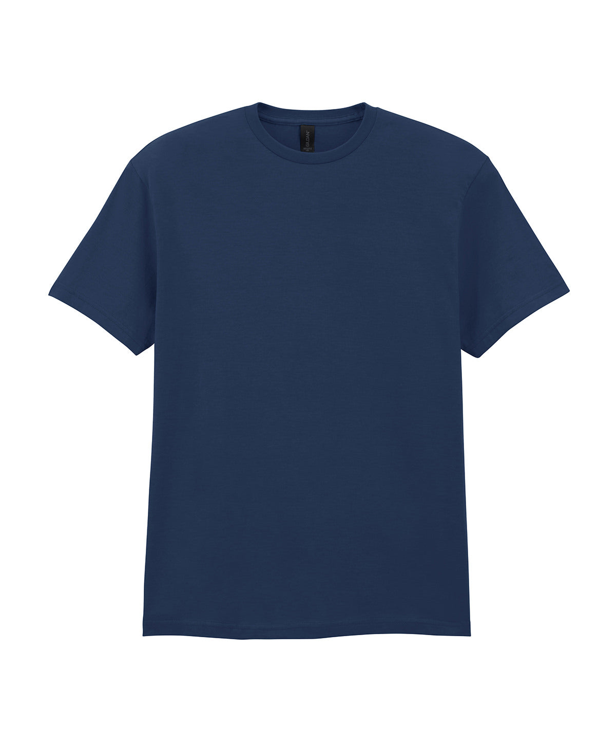 Tryck din logga på T-shirts från Gildan - Anpassa Softstyle CVC T-Shirt - Herr i färgen Marinblå för företag, föreningar och privatpersoner