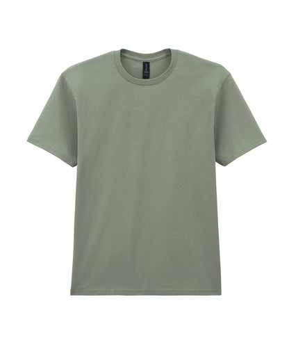 Tryck din logga på T-shirts från Gildan - Anpassa Gildan Softstyle Midweight T-Shirt - Herr i färgen Mörkgrön för företag, föreningar och privatpersoner