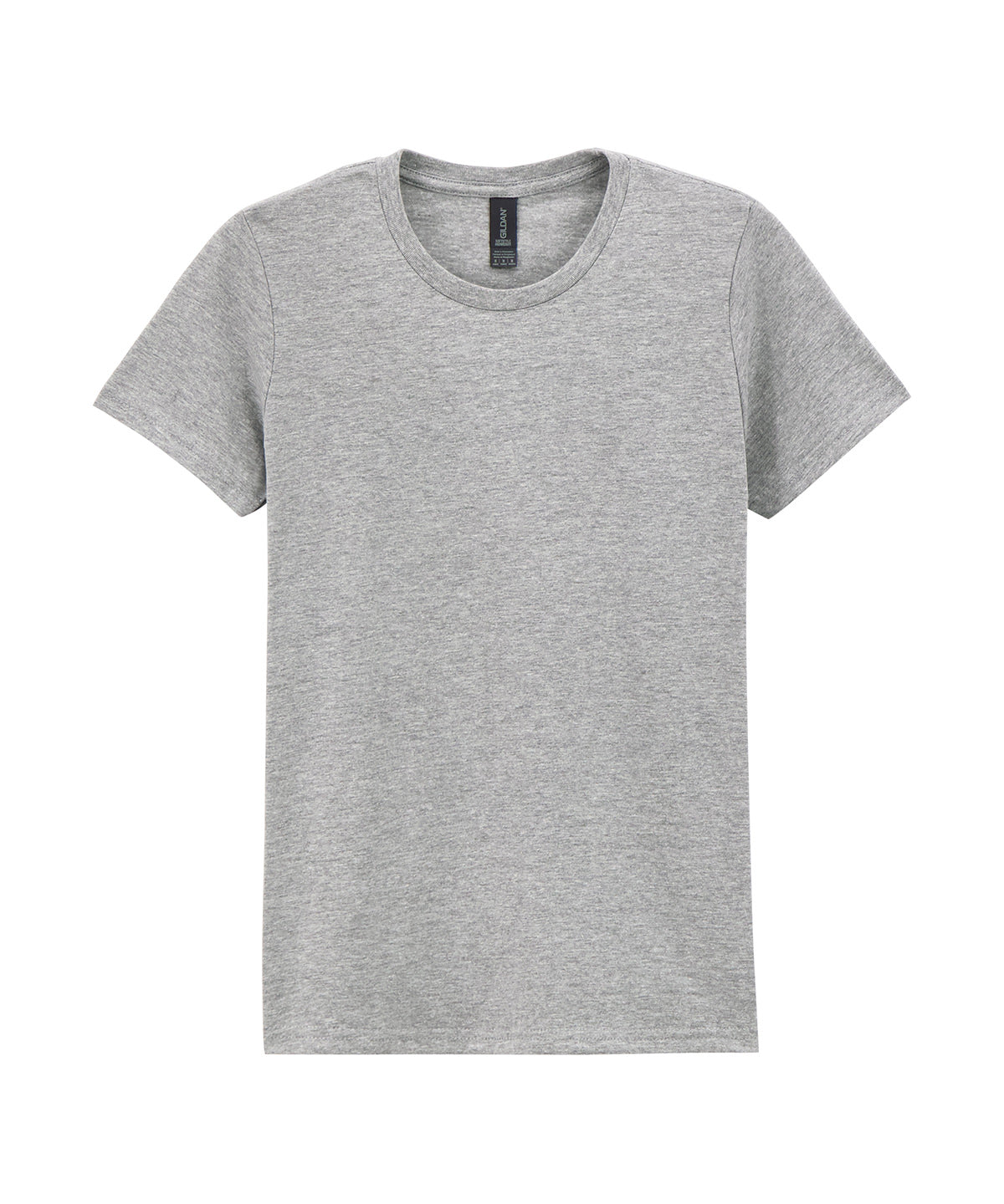 Tryck din logga på T-shirts från Gildan - Anpassa Softstyle Midweight T-Shirt - Dam i färgen Ljunggrå för företag, föreningar och privatpersoner