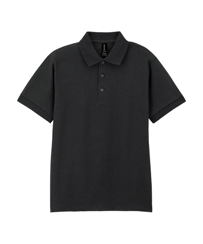 Tryck din logga på Piké från Gildan - Anpassa Gildan - Stickad Piké I DryBlend Jersey i färgen Svart för företag, föreningar och privatpersoner