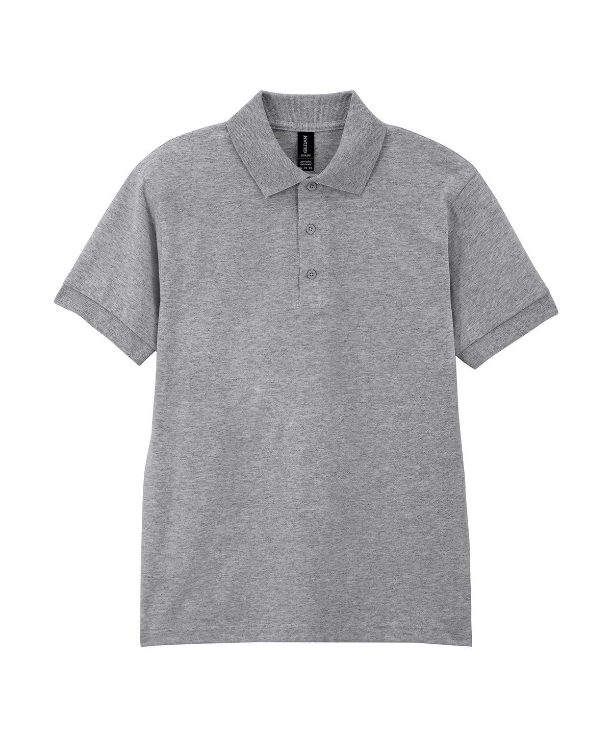 Tryck din logga på Piké från Gildan - Anpassa Gildan - Stickad Piké I DryBlend Jersey i färgen Ljunggrå för företag, föreningar och privatpersoner