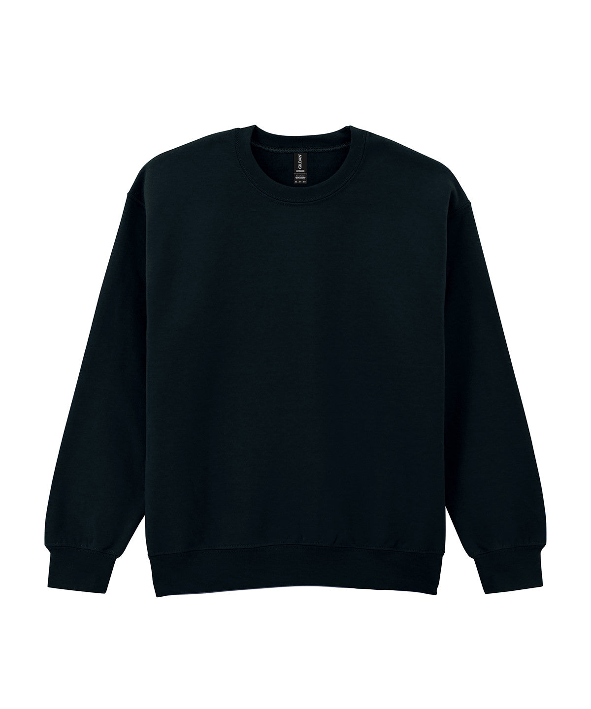 Tryck din logga på Sweatshirts från Gildan - Anpassa Gildan - DryBlend Sweatshirt/Rund hals för Vuxna i färgen Svart för företag, föreningar och privatpersoner