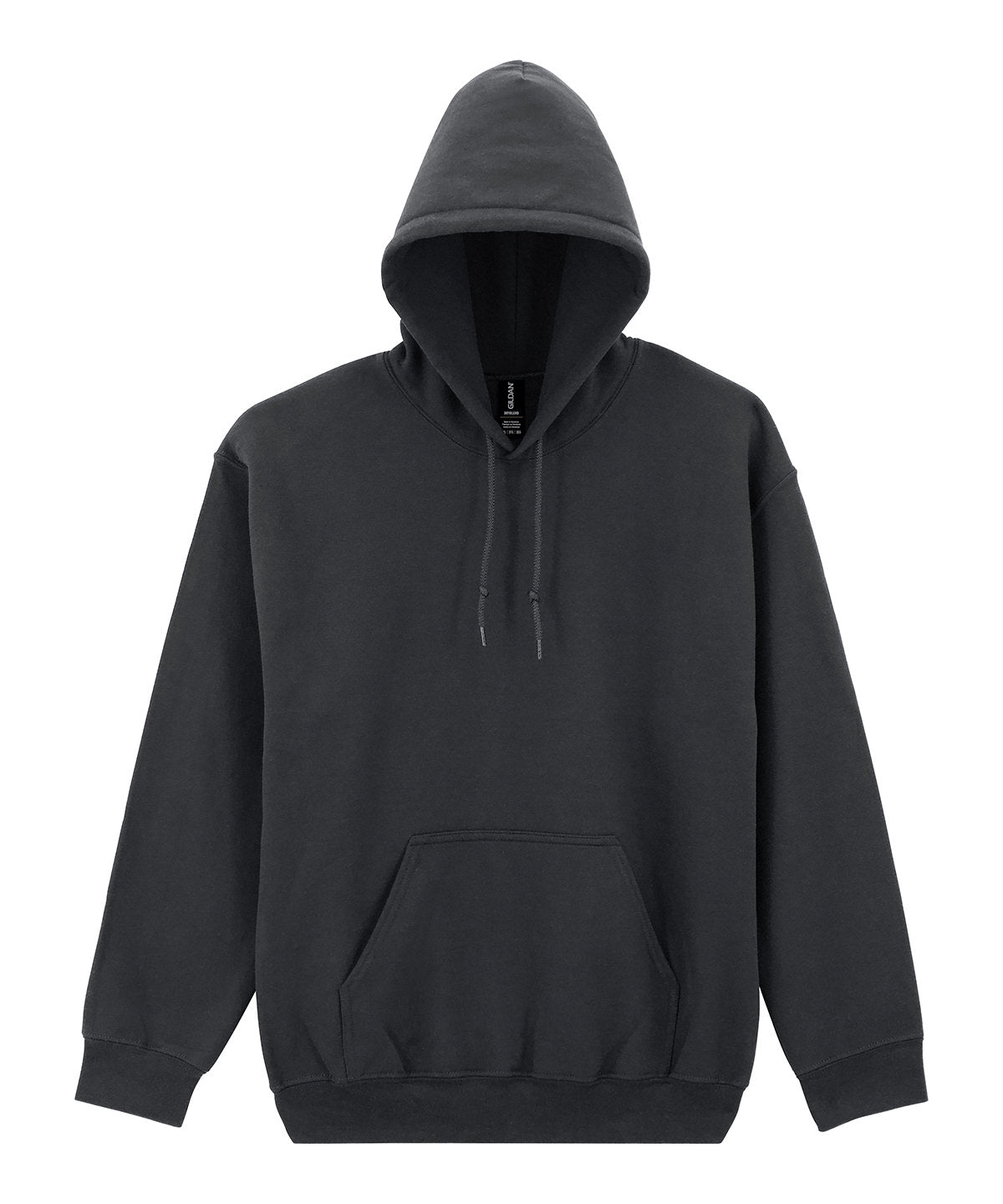 Tryck din logga på Hoodies från Gildan - Anpassa Gildan DryBlend® - Hoodie för Vuxna i färgen Svart för företag, föreningar och privatpersoner
