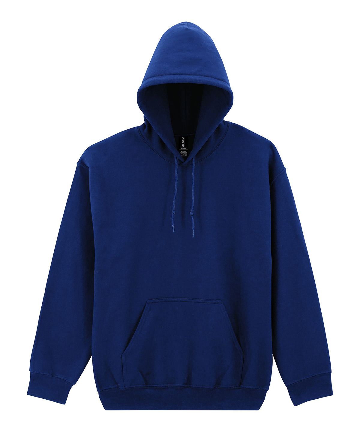 Tryck din logga på Hoodies från Gildan - Anpassa Gildan DryBlend® - Hoodie för Vuxna i färgen Marinblå för företag, föreningar och privatpersoner