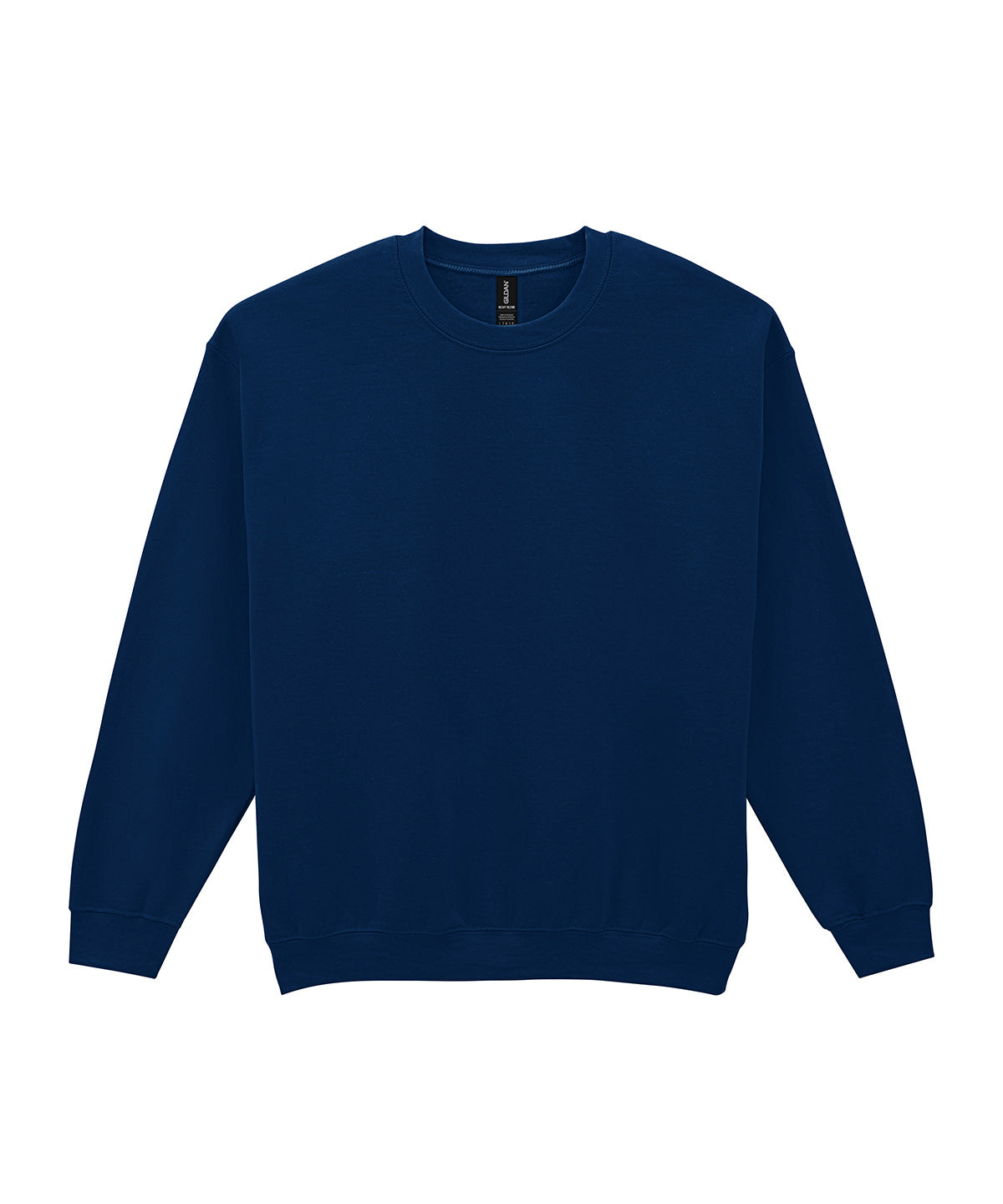Tryck din logga på Sweatshirts från Gildan - Anpassa Gildan - Heavy Blend Sweatshirt för Vuxna i färgen Marinblå för företag, föreningar och privatpersoner