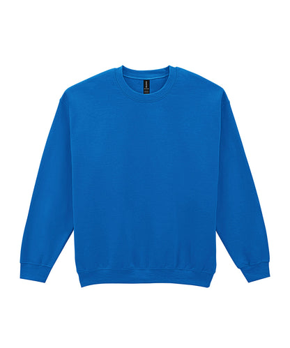Tryck din logga på Sweatshirts från Gildan - Anpassa Gildan - Heavy Blend Sweatshirt för Vuxna i färgen Royal för företag, föreningar och privatpersoner