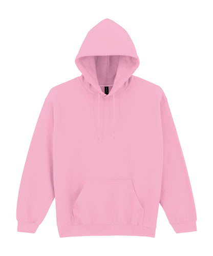 Tryck din logga på Hoodies från Gildan - Anpassa Gildan Heavy Blend™ - Hoodie för Vuxna i färgen Ljusrosa för företag, föreningar och privatpersoner