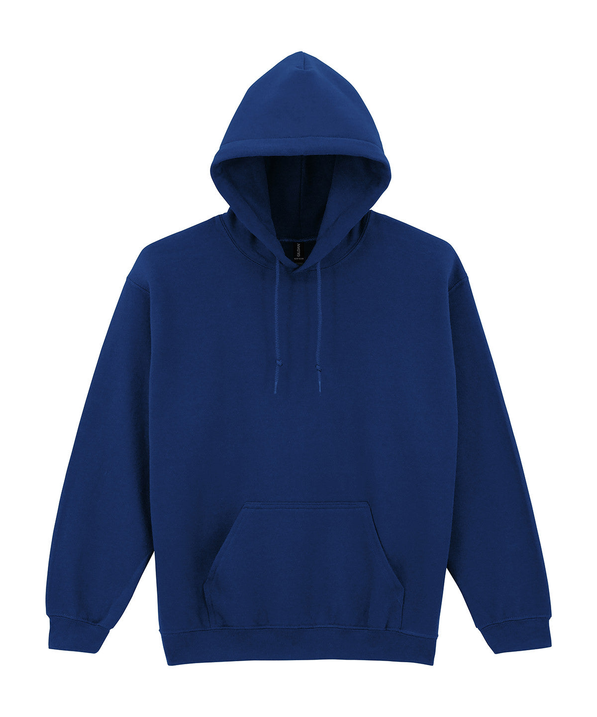 Tryck din logga på Hoodies från Gildan - Anpassa Gildan Heavy Blend™ - Hoodie för Vuxna i färgen Marinblå för företag, föreningar och privatpersoner