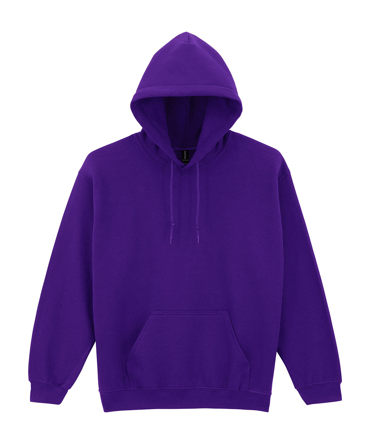 Tryck din logga på Hoodies från Gildan - Anpassa Gildan Heavy Blend™ - Hoodie för Vuxna i färgen Mörk lila för företag, föreningar och privatpersoner