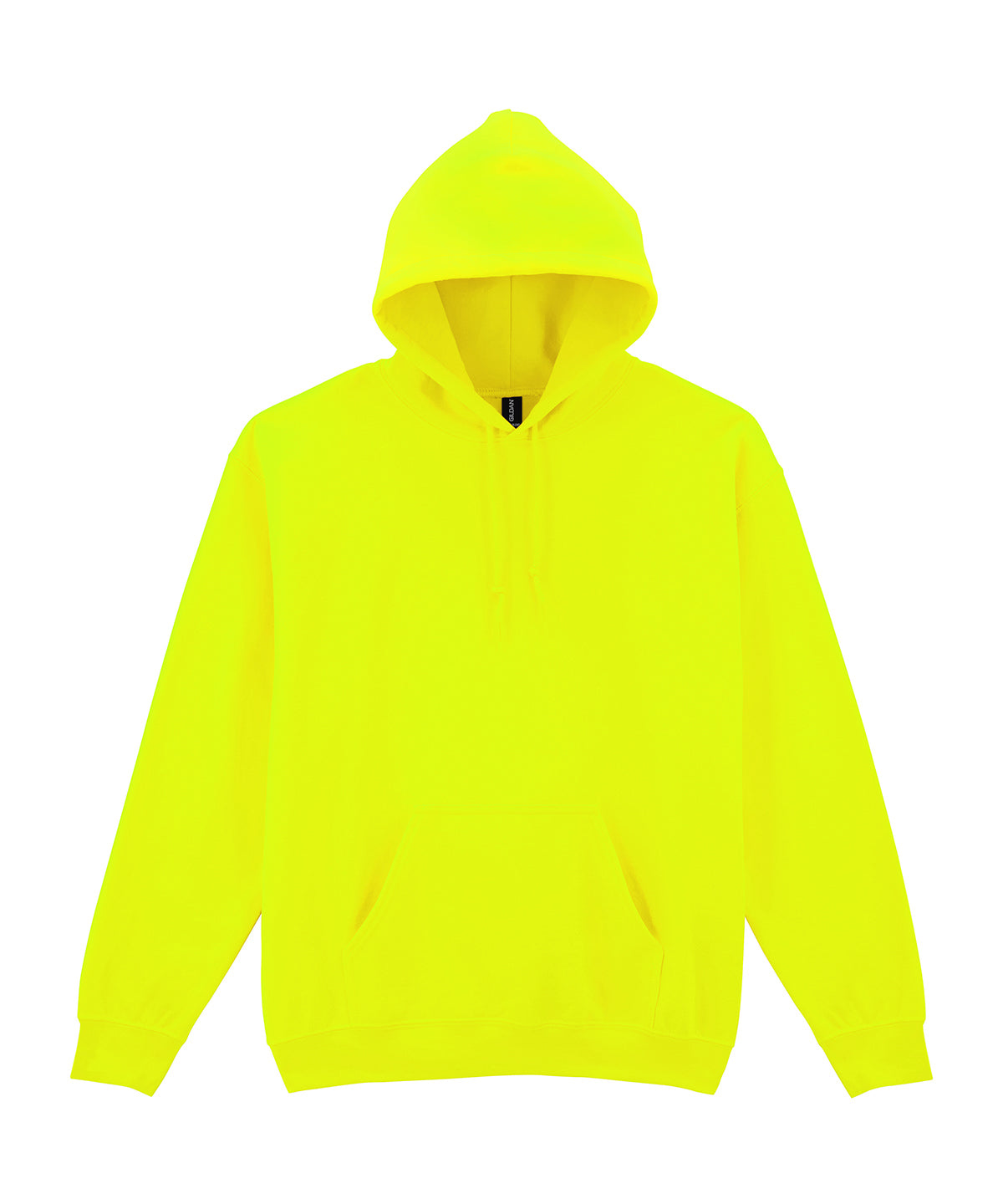 Tryck din logga på Hoodies från Gildan - Anpassa Gildan Heavy Blend™ - Hoodie för Vuxna i färgen Neon grön för företag, föreningar och privatpersoner