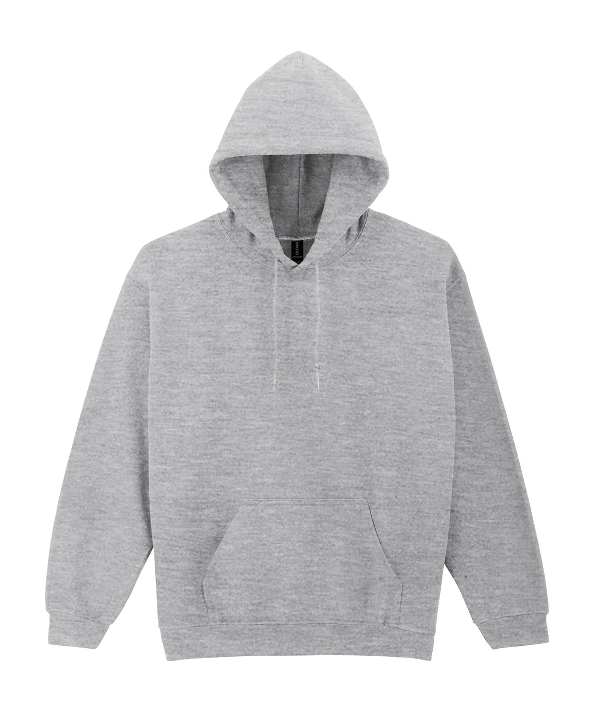 Tryck din logga på Hoodies från Gildan - Anpassa Gildan Heavy Blend™ - Hoodie för Vuxna i färgen Ljunggrå för företag, föreningar och privatpersoner